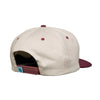Yippee Ki Yay Hat- Ivory/Maroon