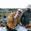 Yippee Ki Yay Hat- Ivory/Maroon