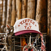 Yippee Ki Yay Hat- Ivory/Maroon