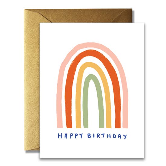 Birthday Simple Rainbow Greeting Card