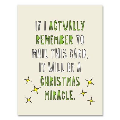 Christmas Miracle Card