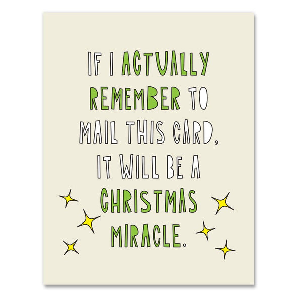 Christmas Miracle Card