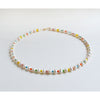Rainbow Pearl Necklace -16"