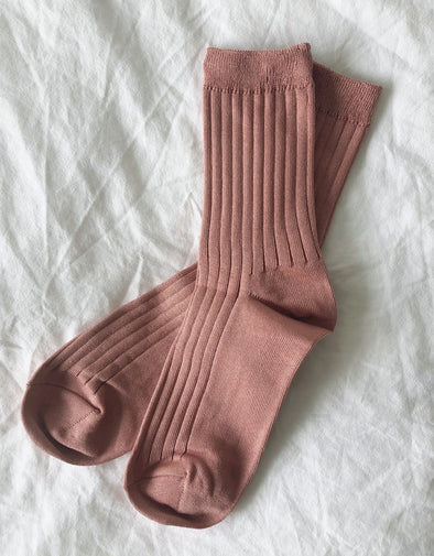 Le Bon Her Socks- Nude Peach