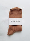 Le Bon Her Socks- Peanut Buter