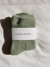 Le Bon Cloud Socks- Matcha