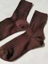 Le Bon Her Socks- Coffee