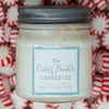 Outer Banks Candle Company Mason Jar Soy Candle- Peppermint Bark