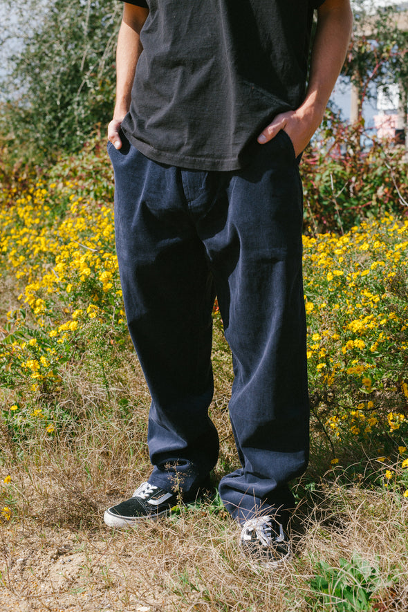 RESTOCKED! TOA Stamp Cord Work Pants- Navy