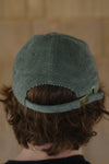 Mom's Bubble Logo Corduroy Dad Hat- Pine