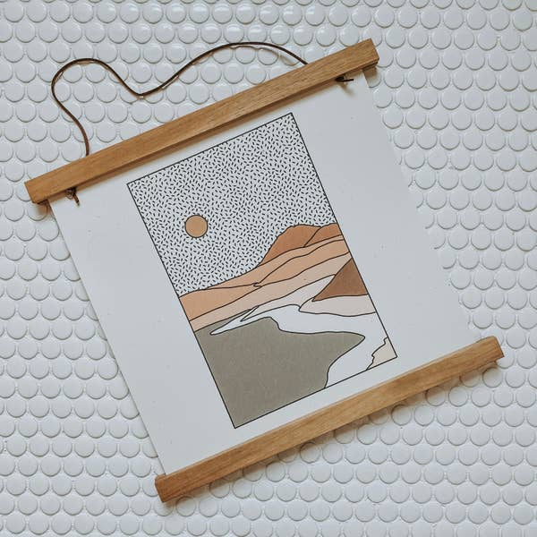 ColorbloKC Magnetic Teak Wood Frame/Poster Holder – Mom's Sweet Shop