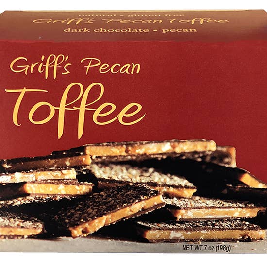 Griff's Pecan Toffee- 7oz – Mom's Sweet Shop