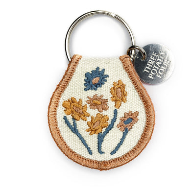 Fox Embroidery Keychain, Accessories Keychains, Embroidery Keyring