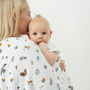 Organic Woodland Muslin 4 Layer Quilt
