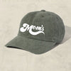 Mom's Bubble Logo Corduroy Dad Hat- Pine