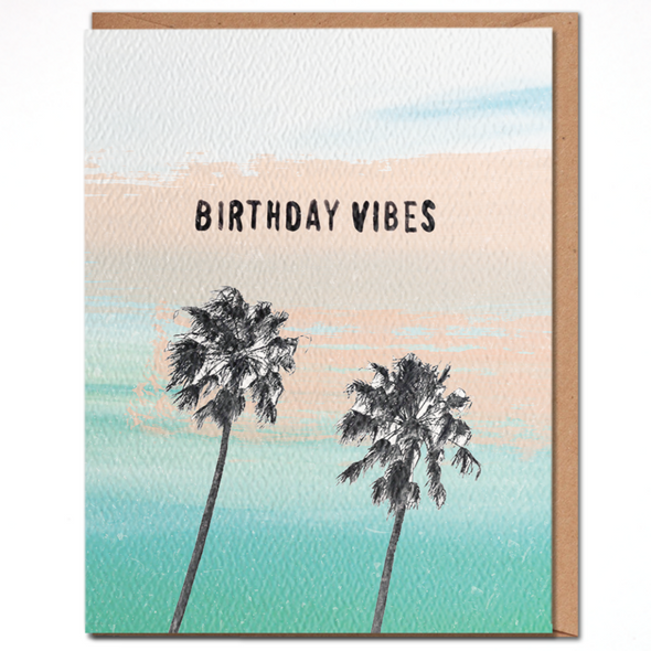 Birthday Vibes Palm Trees
