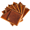 Big Spender Handmade Leather Minimalist Wallet- Pecan