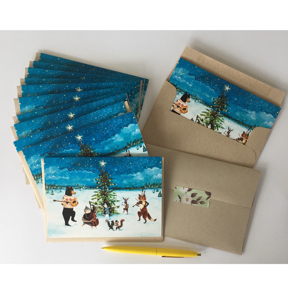 O Joyous Night Greeting Card