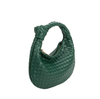 Drew Small Vegan/Recycled Leather Handbag- Hunter Green