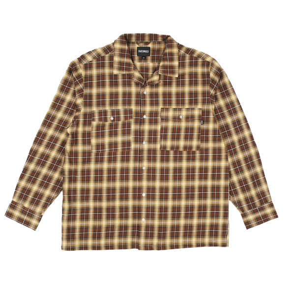 TOA Flannel Mechanics Shirt- Brown