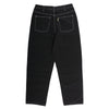 TOA Plaza Jeans- Black Contrast Stitch