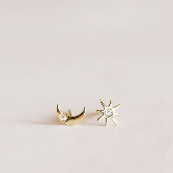 Jax Kelly Sun & Moon Complements Collection Earrings