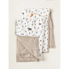 Organic Woodland Muslin 4 Layer Quilt