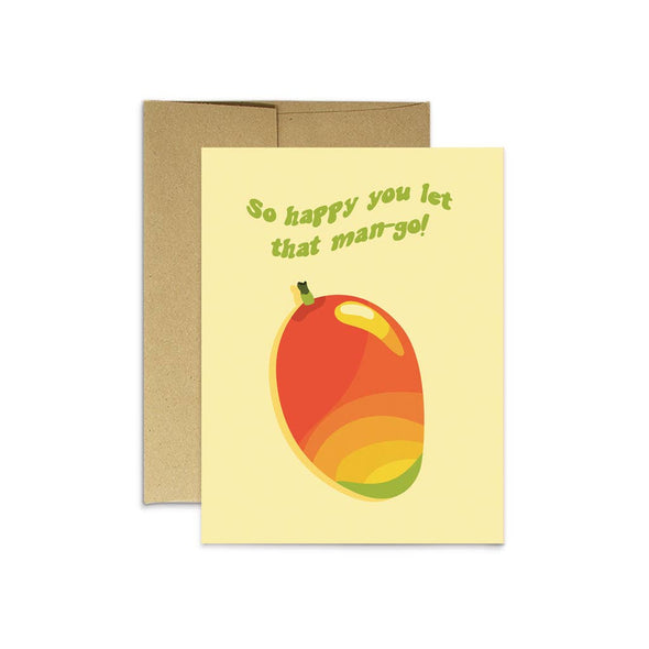 Let That Man-Go Greeting Card