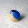 Settle Ceramics Angled Bud Vase- Cobalt