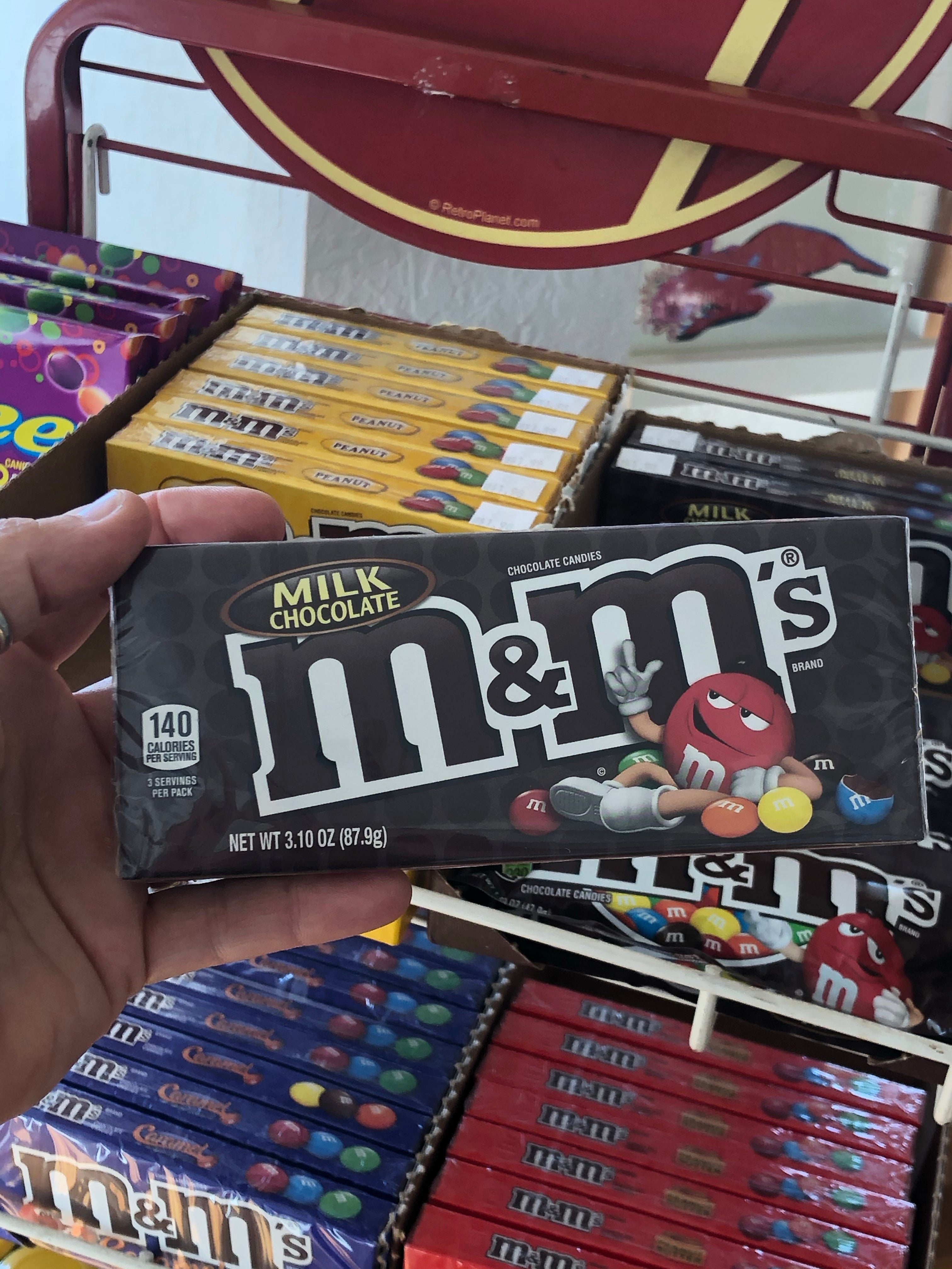 M&M's Plain Milk Chocolate Theater Box – Mom's Sweet Shop