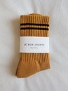 Le Bon Boyfriend Socks- Biscotti