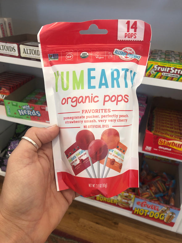 Yum Earth Organic Pops 3.1oz Bag