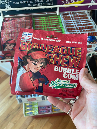 Big League Chew Slammin Strawberry – Mom's Sweet Shop