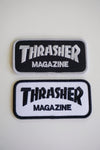 Thrasher Logo Patch- White