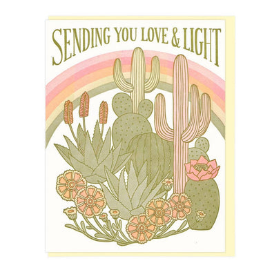 Sending You Love & Light Greeting Card