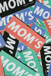 Mom's Bar Logo Sticker- Blue