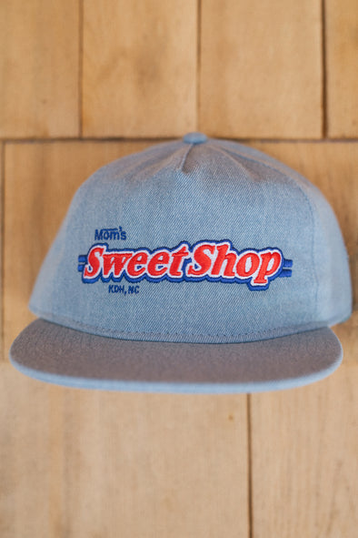 Mama Ruth Embroidered Light Denim Strapback