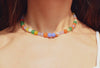 Candy Glass Beaded Necklace