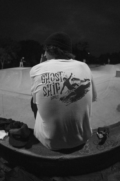 Ghost Ship Cutback Tee- White