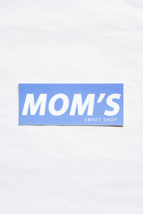 Mom's Bar Logo Sticker- Blue