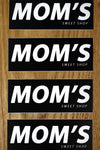 Mom's Bar Logo Sticker- Black