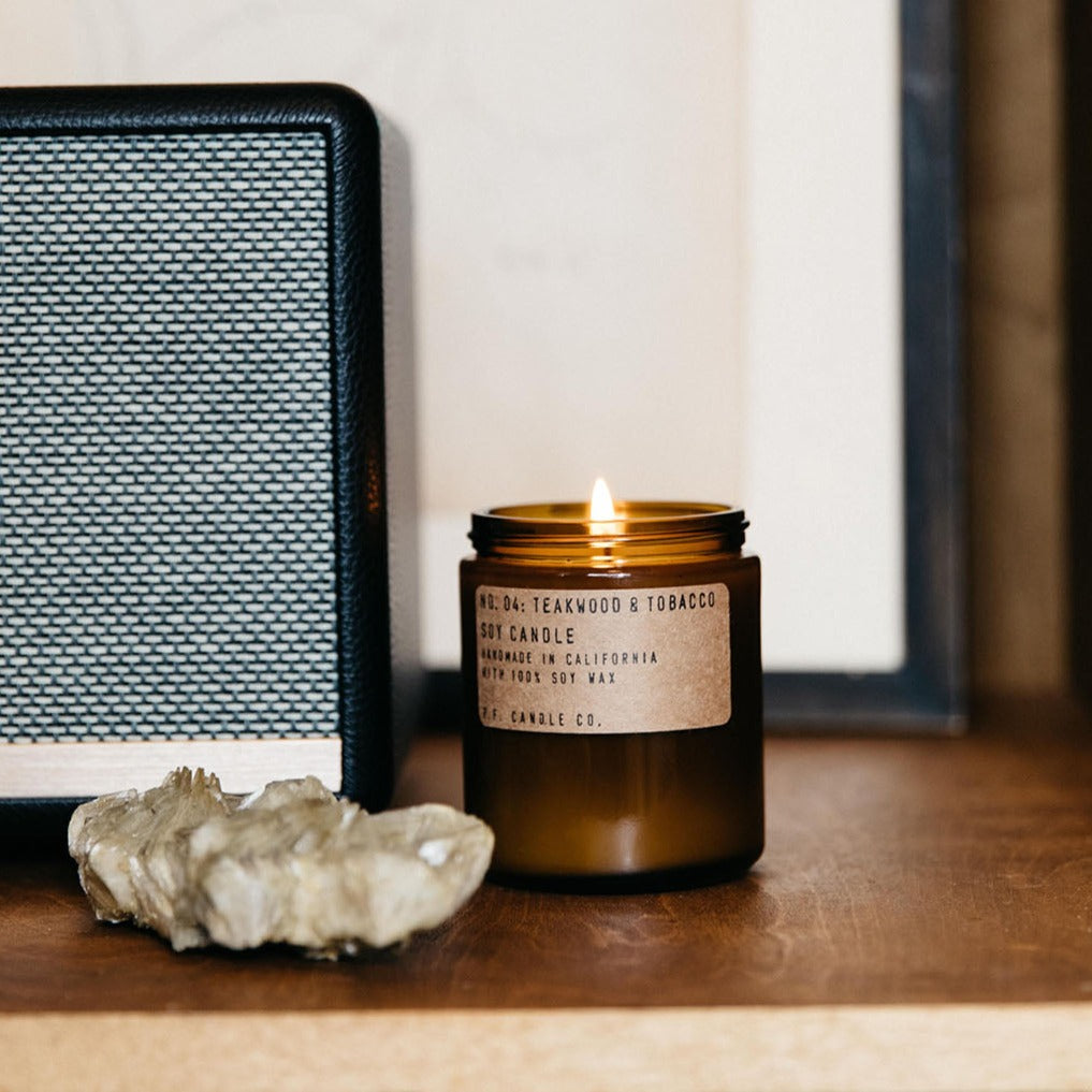 tobacco soy candle PF Candle Co. No.4 Teakwood & Tobacco Soy Candle – Mom's Sweet Shop tobacco soy candle PF Candle Co. No.4 Teakwood & Tobacco Soy Candle – Mom's Sweet Shop